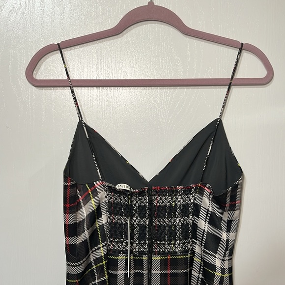 ALICE+OLIVIA SATIN MIDI DRESS - Picture 6 of 16